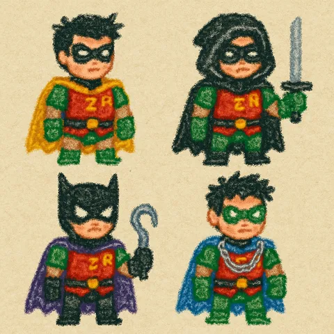 Crayon Robins